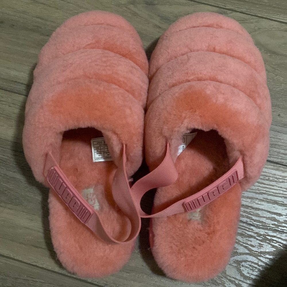 Pink ugg slippers